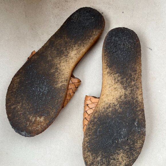 Mohinders Woven Leather Sandal in Honey - Picture 4 of 4